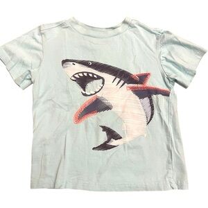 Kids Shark Graphic T-Shirt - Light Blue